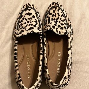 Aerosoles Leopard, Animal Print Loafers Size 6.5